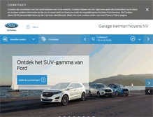 Tablet Screenshot of garagenoyens.be